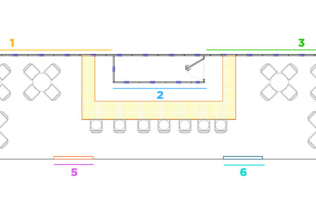Key Energy stand layout legend
